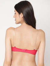 Load image into Gallery viewer, Lightly Padded Full Coverage Transparent Straps Bra