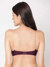Load image into Gallery viewer, Lightly Padded Full Coverage Transparent Straps Bra