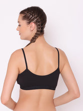 Load image into Gallery viewer, Non-Padded Full Coverage Teenagers Bra in Black