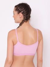 Load image into Gallery viewer, Non-Padded Full Coverage Beginners Bra in Pink