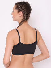 Load image into Gallery viewer, Non-Padded Full Coverage Beginners Bra in Black