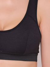 Load image into Gallery viewer, Non-Padded Full Coverage Teenager Bra in Black
