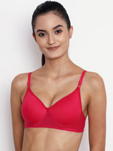 Load image into Gallery viewer, Lightly Padded Full Coverage Non Wired Bra in Rose