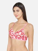 Load image into Gallery viewer, Abelino Medium Padded Non Wired Printed Bra