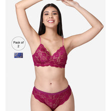 Load image into Gallery viewer, Set of 2 Bridal Lingerie Set