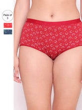 Load image into Gallery viewer, Women Pack of 3 Printed Boyshorts