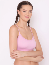 Load image into Gallery viewer, Non-Padded Full Coverage Beginners Bra in Pink