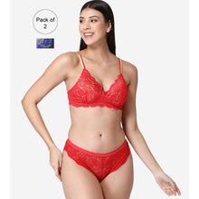 Load image into Gallery viewer, Set of 2 Bridal Lingerie Set