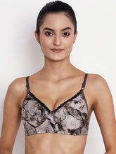 Load image into Gallery viewer, Abelino Medium Padded Non Wired Printed Bra