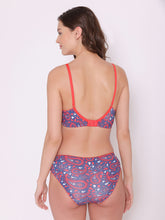 Load image into Gallery viewer, Lightly Padded Printed Lingerie Set