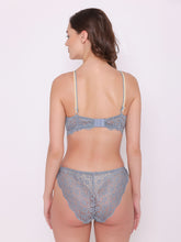 Load image into Gallery viewer, Heavily Padded Bridal Lace Lingerie Set