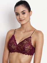 Load image into Gallery viewer, Heavily Padded Full Coverage Non Wired Bra in Purple