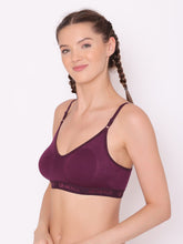 Load image into Gallery viewer, Non-Padded Full Coverage Sports Bra in Purple