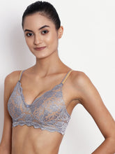 Load image into Gallery viewer, Heavily Padded Full Coverage Non Wired Bra in Grey