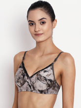 Load image into Gallery viewer, Abelino Medium Padded Non Wired Printed Bra