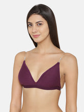 Load image into Gallery viewer, Transparent Back Non Padded Bra