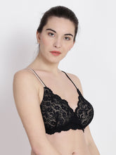 Load image into Gallery viewer, Heavily Padded Full Coverage Non Wired Bra in Black