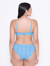 Load image into Gallery viewer, Lightly Padded Printed Lingerie Set