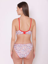 Load image into Gallery viewer, Lightly Padded Printed Lingerie Set