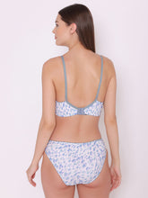 Load image into Gallery viewer, Lightly Padded Printed Lingerie Set
