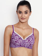 Load image into Gallery viewer, Abelino Pack of 3 Medium Padded Non Wired Printed Bra