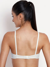 Load image into Gallery viewer, Non-Padded Full coverage Cotton Bra in White