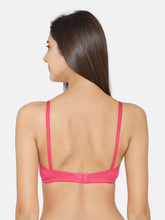 Load image into Gallery viewer, Non-Padded Full coverage Cotton Bra in Pink