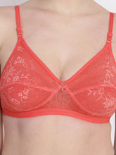 Load image into Gallery viewer, Non-Padded Full coverage Lace Bra.