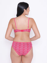 Load image into Gallery viewer, Lightly Padded Printed Lingerie Set