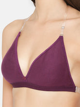 Load image into Gallery viewer, Transparent Back Non Padded Bra