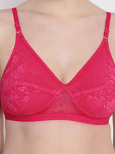Load image into Gallery viewer, Non-Padded Full coverage Lace Bra.
