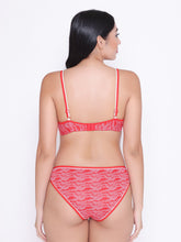 Load image into Gallery viewer, Lightly Padded Printed Lingerie Set