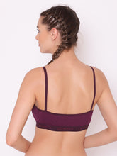 Load image into Gallery viewer, Non-Padded Full Coverage Sports Bra in Purple
