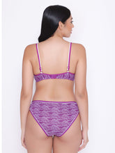Load image into Gallery viewer, Lightly Padded Printed Lingerie Set