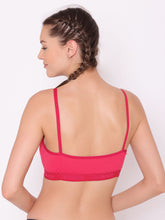 Load image into Gallery viewer, Non-Padded Full Coverage Sports Bra in Pink