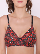 Load image into Gallery viewer, Lightly Padded Printed Lingerie Set