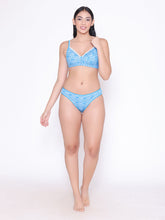 Load image into Gallery viewer, Lightly Padded Printed Lingerie Set