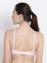 Load image into Gallery viewer, Non-Padded Full coverage Printed Bra in Peach
