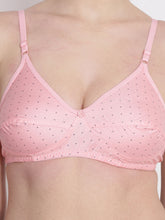 Load image into Gallery viewer, Non-Padded Full coverage Printed Bra in Pink
