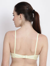 Load image into Gallery viewer, Non-Padded Full coverage Printed Bra in Yellow