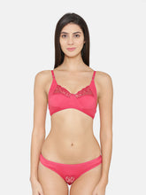 Load image into Gallery viewer, Women Cotton Lace Lingerie Set