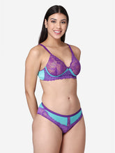 Load image into Gallery viewer, Lightly Padded Bridal Lace Lingerie Set