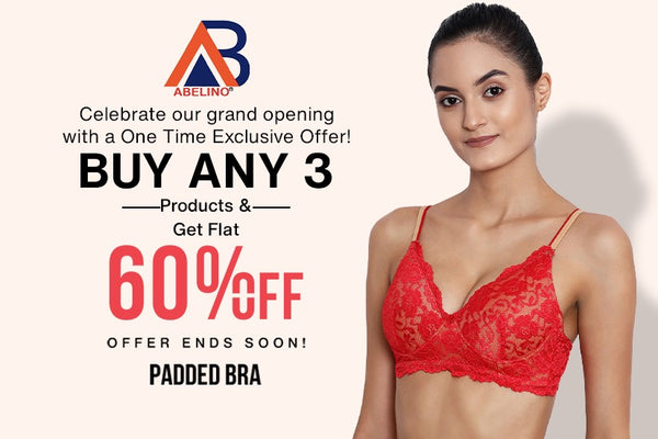 Buy Abelino Bridal Lace Lingrie Set - Red Online