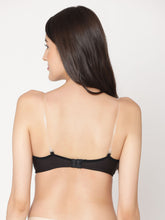 Load image into Gallery viewer, Lightly Padded Full Coverage Transparent Straps Bra
