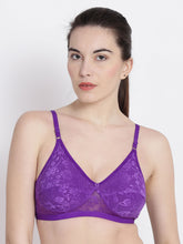 Load image into Gallery viewer, Non-Padded Full coverage Lace Bra.
