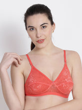 Load image into Gallery viewer, Non-Padded Full coverage Lace Bra.
