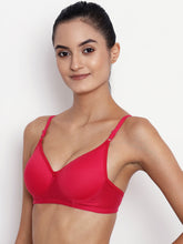 Load image into Gallery viewer, Lightly Padded Full Coverage Non Wired Bra in Rose
