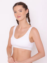 Load image into Gallery viewer, Non-Padded Full Coverage Teenager Bra in White
