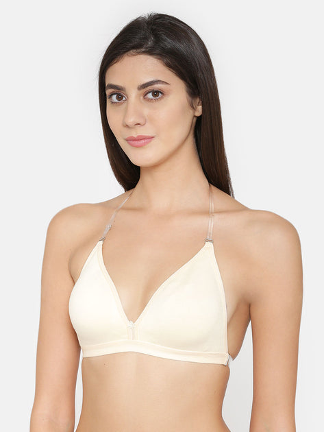 Non-Padded Full Coverage Teenager Bra in Nude – abelino