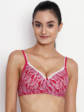 Load image into Gallery viewer, Abelino Medium Padded Non Wired Printed Bra
